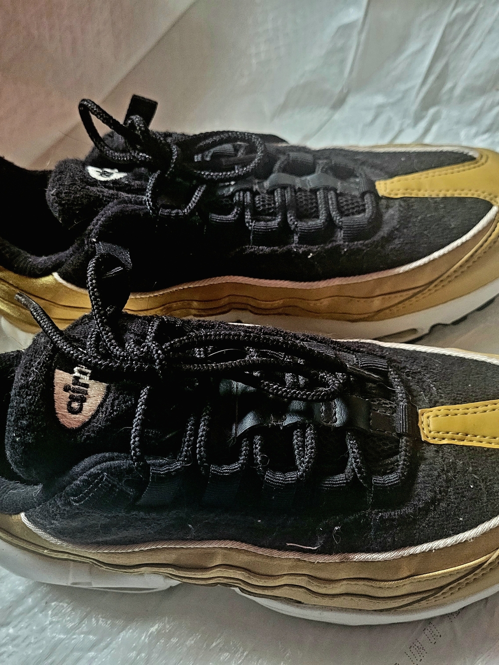 Nike Black Shoe Interior with Size Label